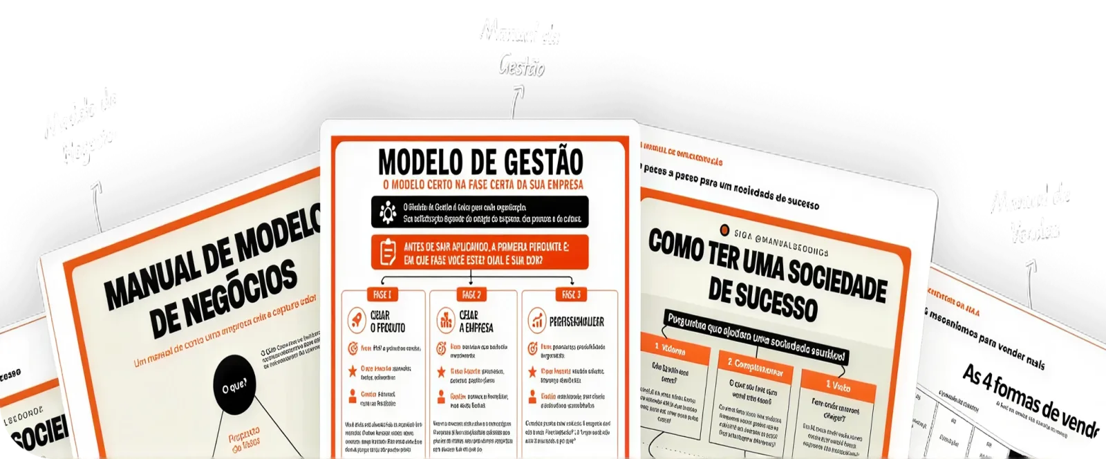 Manuais do Manual de Donos: modelo de negócios, gestão, sociedade e vendas