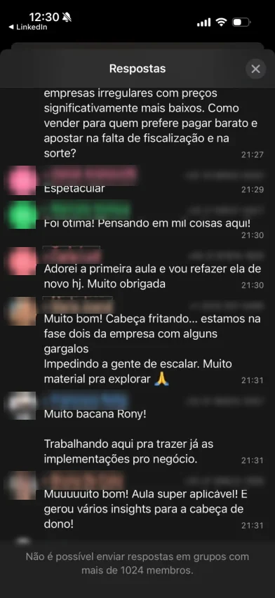 Print de conversa de quem assina o Manual de Donos (4 de 8)